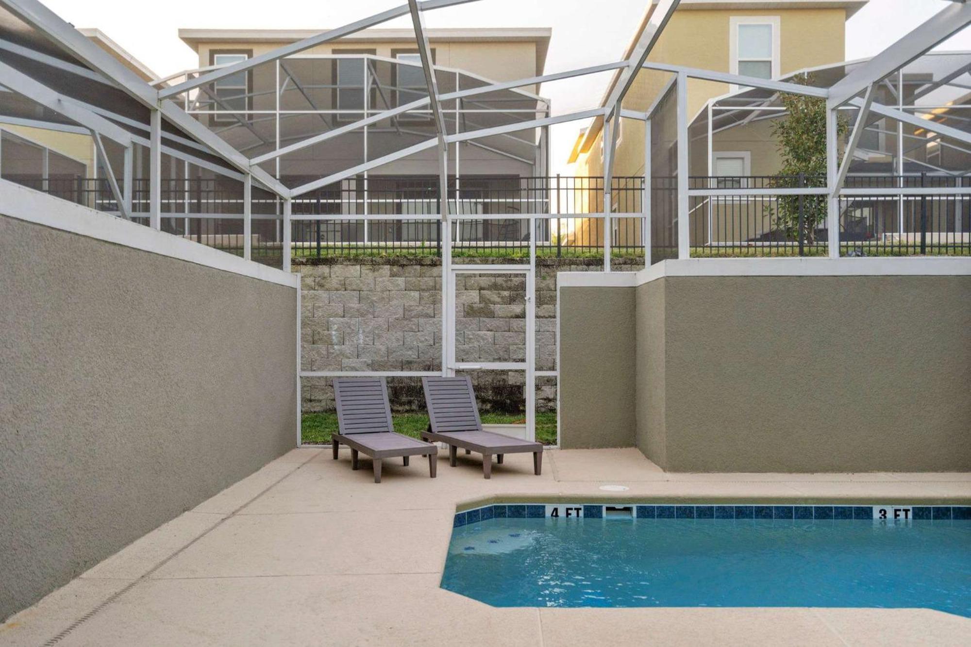 Special 4Bedroom Th W-Private Pool Next To Disney Kissimmee Eksteriør bilde