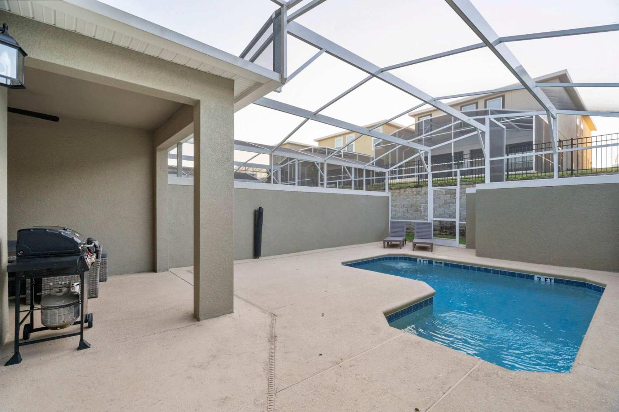 Special 4Bedroom Th W-Private Pool Next To Disney Kissimmee Eksteriør bilde
